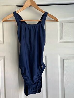 Speedo Navy Girls One-Piece Swimsuit